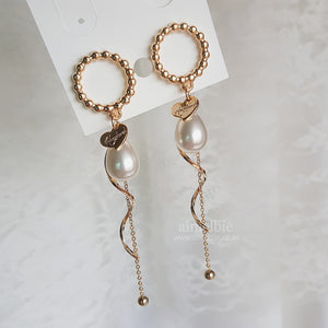 Golden Wave Earrings