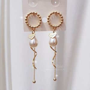 Golden Wave Earrings