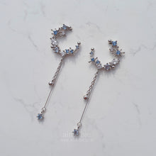 Load image into Gallery viewer, Blue Constellation Earrings