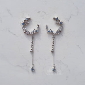 Blue Constellation Earrings