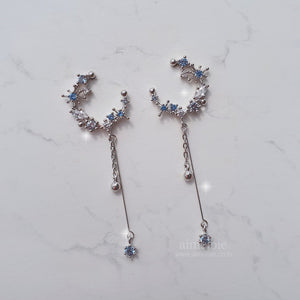 Blue Constellation Earrings