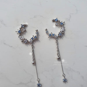 Blue Constellation Earrings