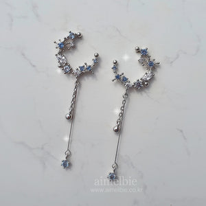 Blue Constellation Earrings