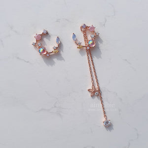 Coral Moon Earrings - Pink