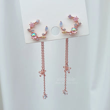 Load image into Gallery viewer, Coral Moon Earrings - Pink