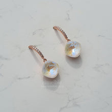 Load image into Gallery viewer, Premium Daily Crystal Earrings - White