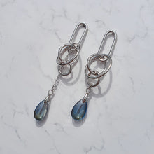 Load image into Gallery viewer, Navy City Earrings