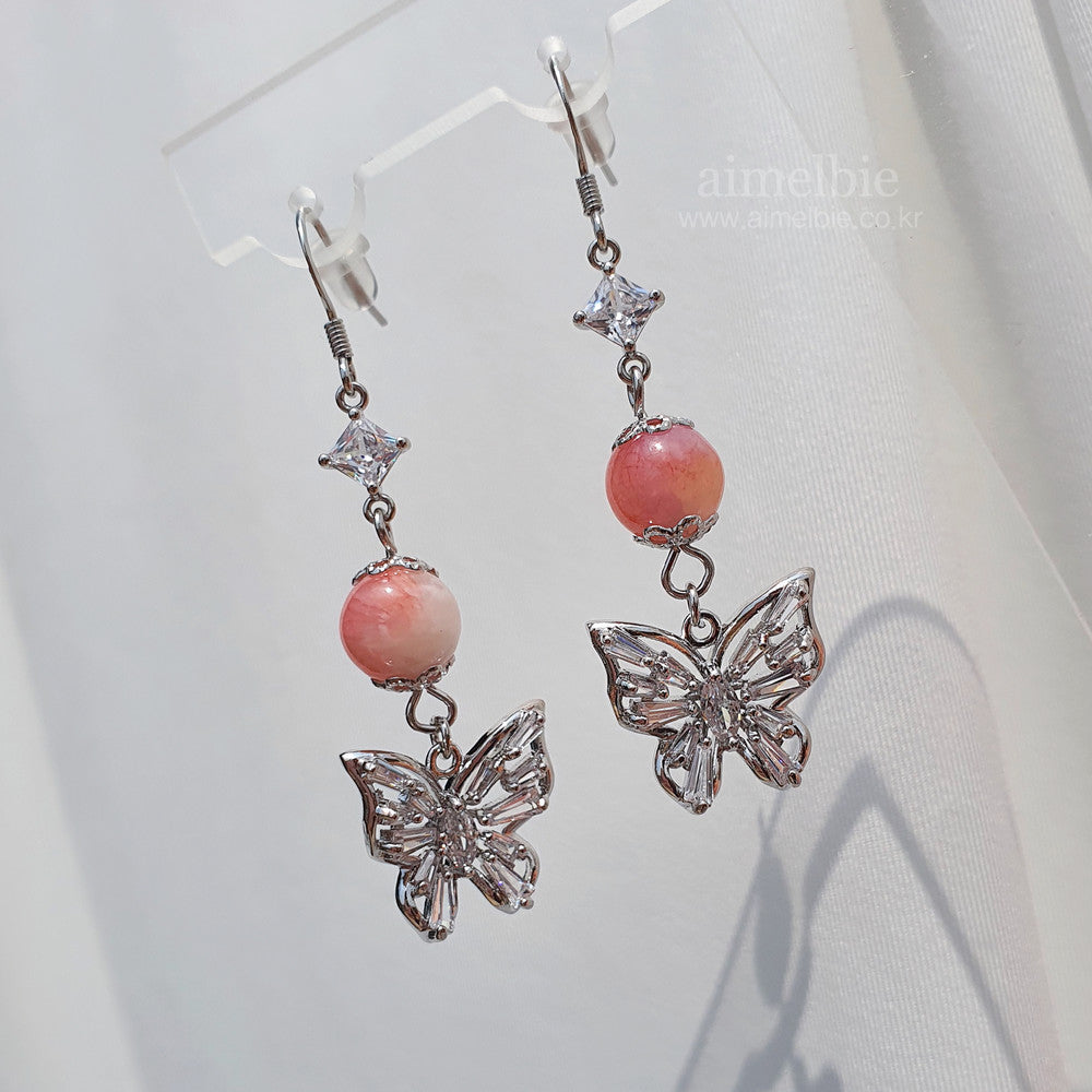 Detailed Butterfly Earrings – Sour Cherry