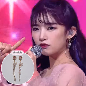 Diamond Petals Earrings - Peach Pink ver.