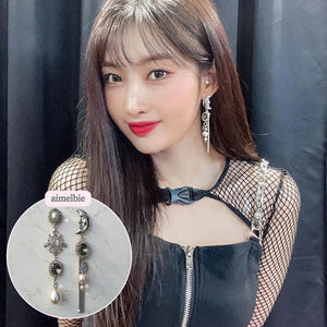 [X:IN Nova, STAYC J, Everglow Sihyeon Earrings] Magical Moon Earrings