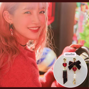 Brown Magic Girl Earrings (Alice Sohee, Alice Yukyung Earrings)