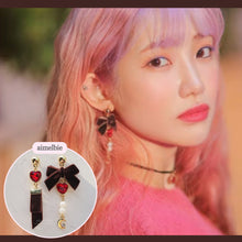 Load image into Gallery viewer, Brown Magic Girl Earrings (Alice Sohee, Alice Yukyung Earrings)