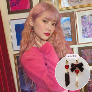 Brown Magic Girl Earrings (Alice Sohee, Alice Yukyung Earrings)