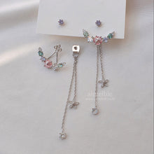 Load image into Gallery viewer, Pastel Jewel Arc Earrings