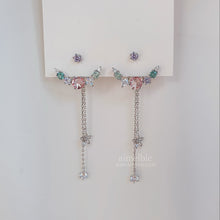 Load image into Gallery viewer, Pastel Jewel Arc Earrings