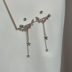 Pastel Jewel Arc Earrings