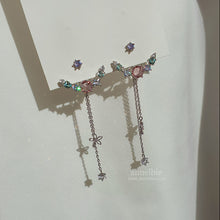 Load image into Gallery viewer, Pastel Jewel Arc Earrings
