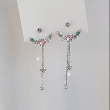 Load image into Gallery viewer, Pastel Jewel Arc Earrings