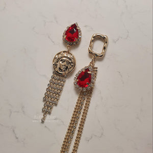 Apollon Red Earrings