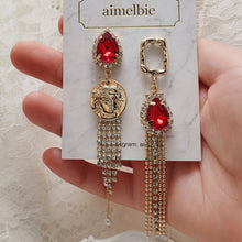 Load image into Gallery viewer, Apollon Red Earrings