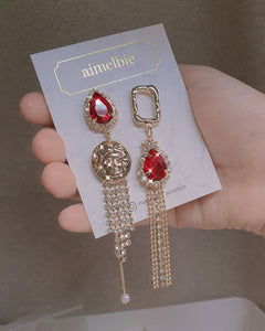 Apollon Red Earrings
