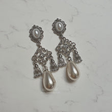 Load image into Gallery viewer, Rococo Chandelier Earrings - Silver (Twice Tzuyu Earrings)