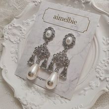 Load image into Gallery viewer, Rococo Chandelier Earrings - Silver (Twice Tzuyu Earrings)