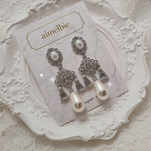 Load image into Gallery viewer, Rococo Chandelier Earrings - Silver (Twice Tzuyu Earrings)