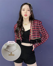 Load image into Gallery viewer, Love Pearl Choker Necklace - Gold ver. (Kep1er Yujin, Alice Chaejeong Choker)