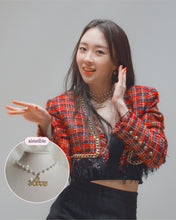 Load image into Gallery viewer, Love Pearl Choker Necklace - Gold ver. (Kep1er Yujin, Alice Chaejeong Choker)