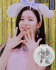 Rainbow Tinkerbell Earrings (H1-Key Hwiseo, Woo!ah! Wooyeon Earrings)