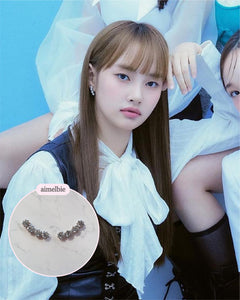 Simple Wing Earrings - Silver (VIVIZ Sinb and Oh My Girl Binnie Earrings)