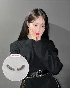 Simple Wing Earrings - Silver (VIVIZ Sinb and Oh My Girl Binnie Earrings)