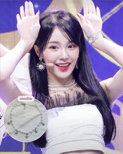 Load image into Gallery viewer, Starry Pearl Choker Necklace - Silver (Woo!ah! Nana, FIFTY FIFTY Sio, Kep1er Chaehyun Necklace)