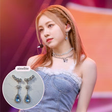 Load image into Gallery viewer, Stellar Elf Earrings - Light Sapphire (Rocket Punch Dahyun Earrings)