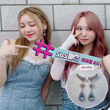 Load image into Gallery viewer, Stellar Elf Earrings - Light Sapphire (Rocket Punch Dahyun Earrings)