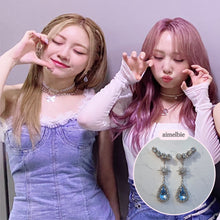Load image into Gallery viewer, Stellar Elf Earrings - Light Sapphire (Rocket Punch Dahyun Earrings)